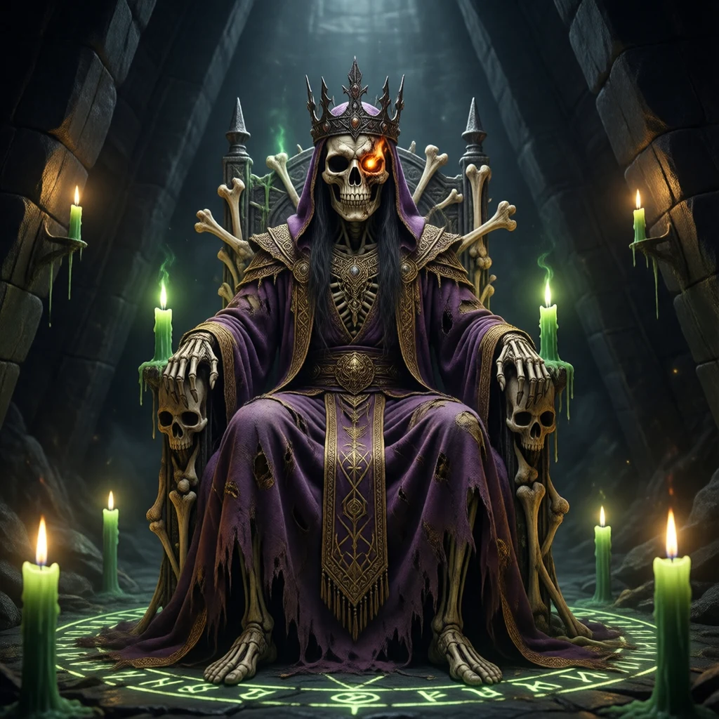 Ansel Gone on the throne of North Dead Land